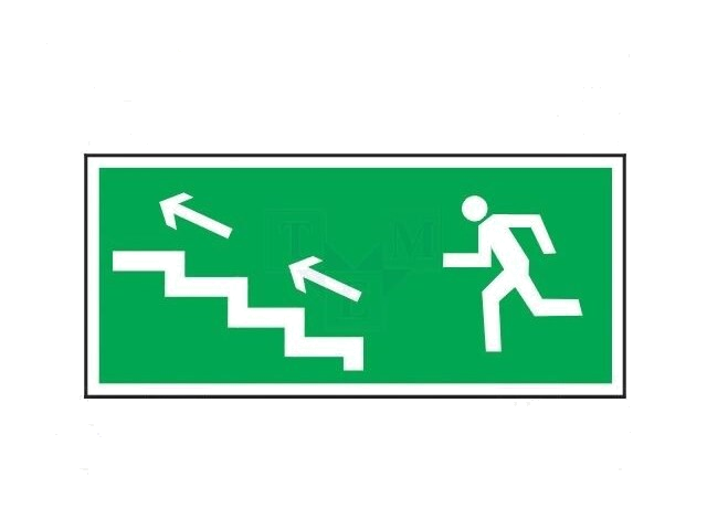 Evacuatiebord; PS; W: 150mm; H: 300mm Evacuatiebord; PS; W: 150mm; H: 300mm